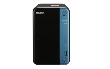 QNAP TS-253BE NAS Intel® Celeron® J3455 4 GB DDR3L 0 TB QNAP Turbo System Nero