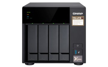 QNAP TS-473 NAS Tower AMD Embedded R-Series SoC RX-421ND 8 GB DDR4 0 TB QNAP Turbo System Nero