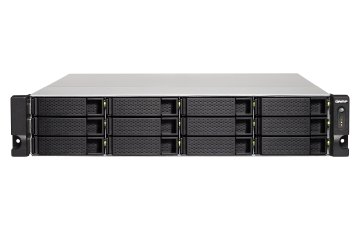 QNAP TS-1273U-RP NAS Armadio (2U) AMD Embedded R-Series SoC RX-421ND 64 GB DDR4 0 TB QNAP Turbo System Nero, Grigio