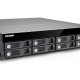 QNAP UX-800U-RP array di dischi Nero 10