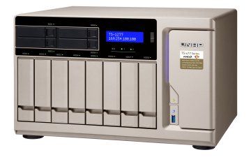 QNAP TS-1277 NAS Tower AMD Ryzen™ 7 1700 64 GB DDR4 0 TB QNAP Turbo System Oro