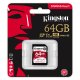 Kingston Technology SD Canvas React 64 GB SDXC UHS-I Classe 10 4