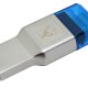 Kingston Technology MobileLite Duo 3C lettore di schede USB 3.2 Gen 1 (3.1 Gen 1) Type-A/Type-C Blu, Argento 2