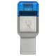 Kingston Technology MobileLite Duo 3C lettore di schede USB 3.2 Gen 1 (3.1 Gen 1) Type-A/Type-C Blu, Argento 4