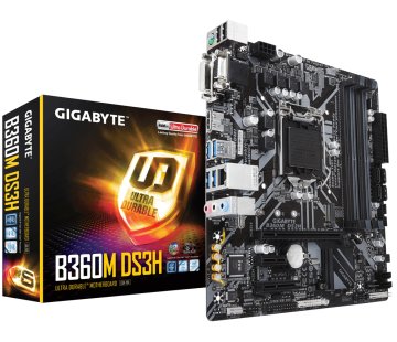 GIGABYTE B360M DS3H scheda madre Intel B360 Express LGA 1151 (Socket H4) micro ATX
