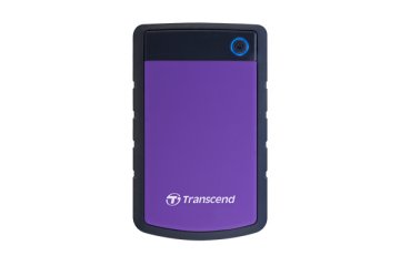 Transcend StoreJet 25H3 disco rigido esterno 4 TB 2.5" USB 3.2 Gen 1 (3.1 Gen 1) Nero, Viola