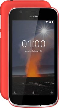 Nokia 1 11,4 cm (4.5") Android 8.1 4G Micro-USB 1 GB 8 GB 2150 mAh Rosso