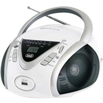 Trevi CMP 542 USB 6 W AM, FM Bianco Riproduzione MP3