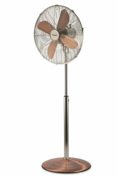 Kooper Ventilatore a piantana metallo Colore Bronzo Pala 40cm Potenza 50W H140