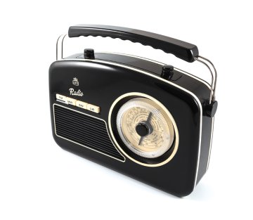 GPO Retro Rydell Portatile Analogico Nero, Crema