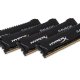 HyperX Savage Memory Black 16GB DDR4 2800MHz Kit memoria 4 x 4 GB 2