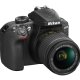 Nikon D3400 + AF-P 18-55mm VR+AF-P 70-300mm VR + 8GB SD Kit fotocamere SLR 24,2 MP CMOS 6000 x 4000 Pixel Nero 4