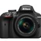 Nikon D3400 + AF-P 18-55mm VR+AF-P 70-300mm VR + 8GB SD Kit fotocamere SLR 24,2 MP CMOS 6000 x 4000 Pixel Nero 8