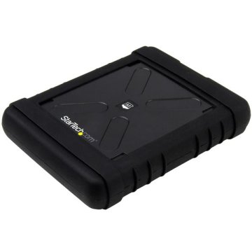 StarTech.com Box Esterno Robusto per Hard Drive - Case esterno anti-shock USB 3.0 a 2,5" SATA 6Gbps HDD/SSD con UASP