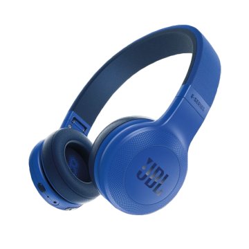 JBL E45BT Auricolare Con cavo e senza cavo A Padiglione Musica e Chiamate Bluetooth Blu