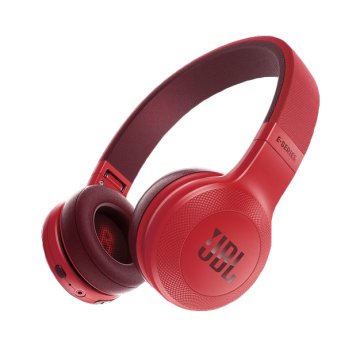 JBL E45BT Auricolare Con cavo e senza cavo A Padiglione Musica e Chiamate Bluetooth Rosso