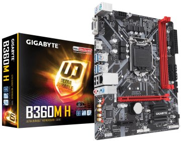 GIGABYTE B360M H scheda madre Intel B360 Express LGA 1151 (Socket H4) micro ATX