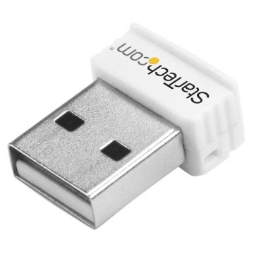 StarTech.com Adattatore di rete wireless N mini USB 150 Mbps - Adattatore WiFi USB 802.11n/g 1T1R - Bianco