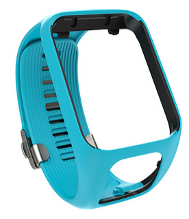TomTom Cinturino per orologio Premium (Azzurro - Large)