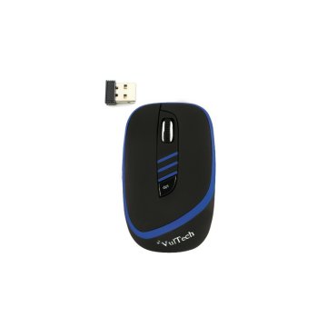 Vultech MN-01W mouse Ufficio Ambidestro RF Wireless Ottico 1600 DPI