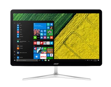 Acer Aspire U27-880 Intel® Core™ i5 i5-7200U 68,6 cm (27") 1920 x 1080 Pixel Touch screen 8 GB DDR4-SDRAM 1 TB HDD PC All-in-one Windows 10 Home Nero, Argento