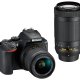Nikon D5600 + AF-P DX 18-55mm + AF-P DX 70-300mm Kit fotocamere SLR 24,2 MP CMOS 6000 x 4000 Pixel Nero 2