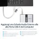 StarTech.com Scheda audio esterna adattatore audio USB 7.1 con audio digitale SPDIF 9