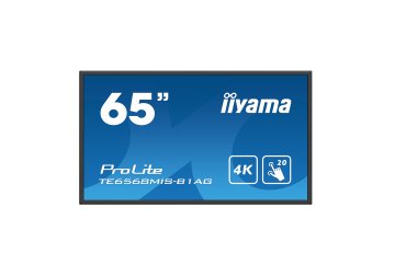 iiyama ProLite TE6568MIS-B1AG Monitor PC 165,1 cm (65") 3840 x 2160 Pixel 4K Ultra HD LED Touch screen Multi utente Nero