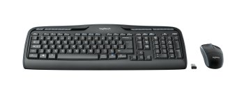 Logitech Wireless Combo MK330 tastiera Mouse incluso Ufficio USB QWERTZ Tedesco Nero