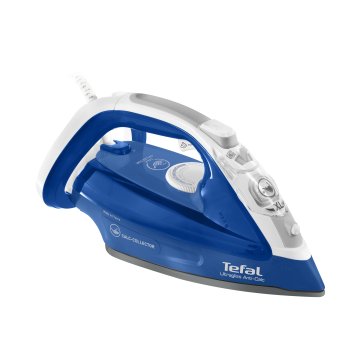 Tefal UltraGliss FV4964 ferro da stiro Ferro a vapore Piastra Durilium Airglide 2500 W Blu, Bianco