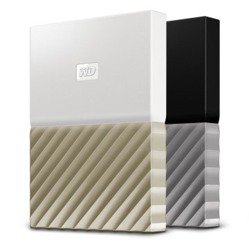 Western Digital My Passport Ultra disco rigido esterno 3 TB USB 3.2 Gen 1 (3.1 Gen 1) Oro, Bianco