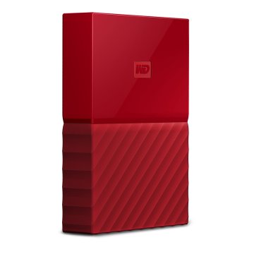 Western Digital My Passport disco rigido esterno 4 TB 2.5" Micro-USB B 3.2 Gen 1 (3.1 Gen 1) Rosso