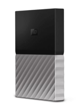 Western Digital My Passport Ultra 2TB disco rigido esterno 2.5" Micro-USB B 3.2 Gen 1 (3.1 Gen 1) Nero, Grigio
