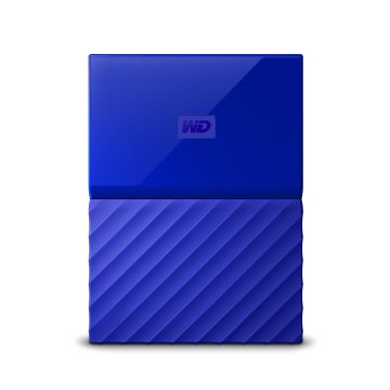 Western Digital My Passport disco rigido esterno 2 TB 2.5" Micro-USB B 3.2 Gen 1 (3.1 Gen 1) Blu