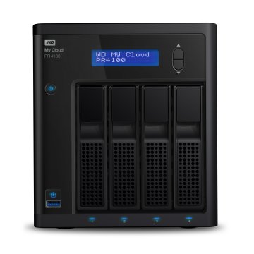 Western Digital My Cloud PR4100 NAS Desktop Intel® Pentium® N3710 4 GB DDR3L 0 TB My Cloud OS Nero