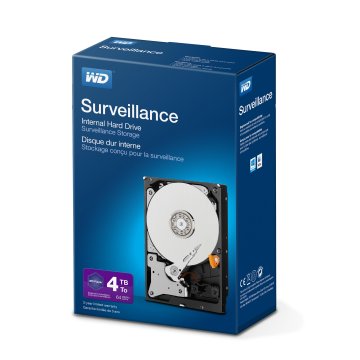 Western Digital Surveillance Storage disco rigido interno 4 TB 5400 Giri/min 64 MB 3.5" Serial ATA III