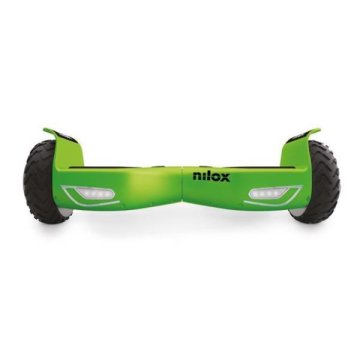 Nilox 30NXBK65NWN06 hoverboard Monopattino autobilanciante 10 km/h 4300 mAh Nero, Verde