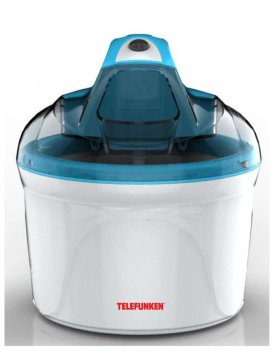 Telefunken M03696 macchina per gelato Gelatiera tradizionale 12 W Blu, Bianco