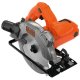 Black & Decker CS1250L 19 cm Nero, Metallico, Arancione 5300 Giri/min 1250 W 2