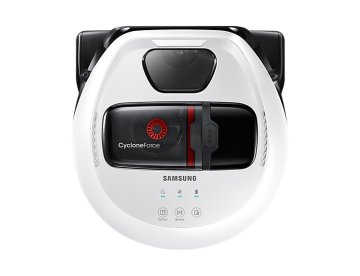 Samsung SR10M701IUW 0,3 L Senza sacchetto Nero, Bianco