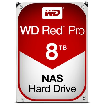 Western Digital Red Pro disco rigido interno 8 TB 7200 Giri/min 128 MB 3.5" Serial ATA III