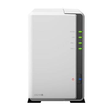 Synology DiskStation DS218j NAS Compatta Marvell Armada 385 88F6820 0,512 GB DDR3 0 TB Bianco