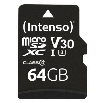 Intenso 3433490 memoria flash 64 GB MicroSDXC UHS-I Classe 10