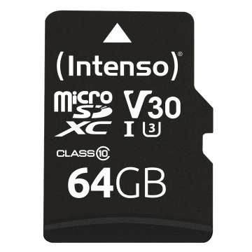 Intenso 3433490 memoria flash 64 GB MicroSDXC UHS-I Classe 10