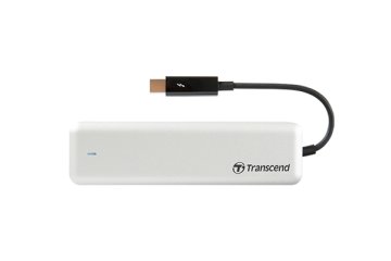 Transcend JetDrive 825 Tecnologia Thunderbolt 480 GB Argento