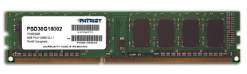 Patriot Memory DDR3 8GB PC3-12800 (1600MHz) DIMM memoria 1 x 8 GB