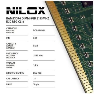 Nilox DDR4 8GB 2133MHZ ECC REG CL15