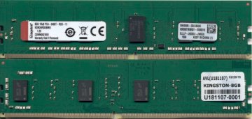Kingston Technology KSM24RS8/8MEI memoria 8 GB 1 x 8 GB DDR4 2400 MHz Data Integrity Check (verifica integrità dati)