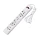 Techmade SL203080 prolunghe e multiple 1,5 m 8 presa(e) AC Interno Bianco 2