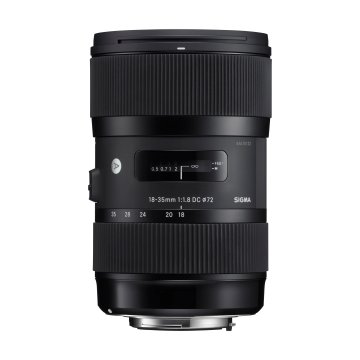 Sigma 18-35mm F1.8 DC HSM Telecamera IP Obiettivi standard Nero